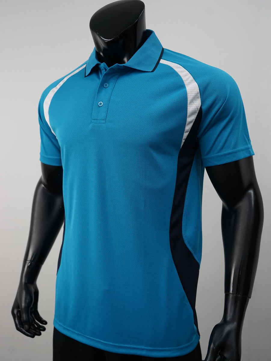 Unisex Adults Sports Panel Polo detail