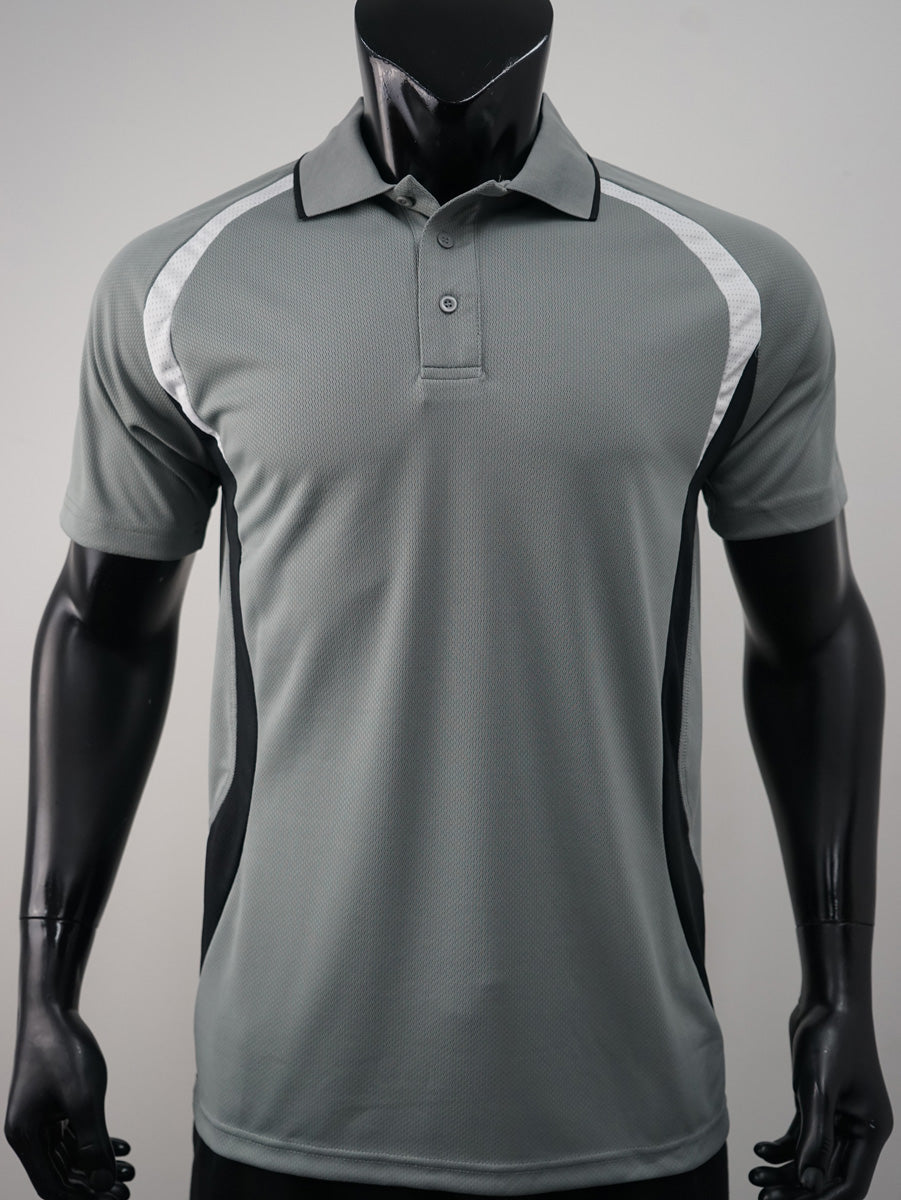 Unisex Adults Sports Panel Polo detail