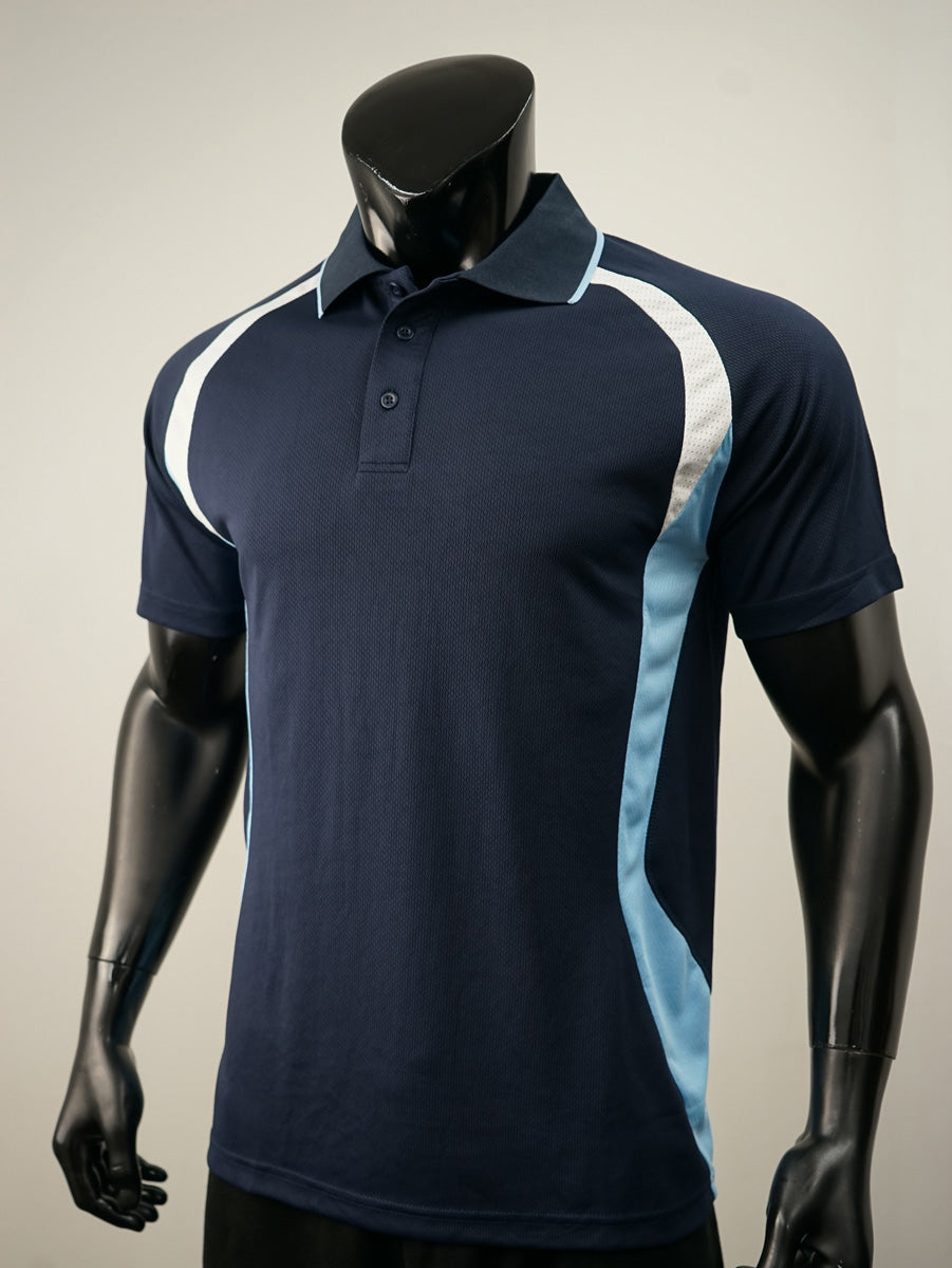 Unisex Adults Sports Panel Polo detail