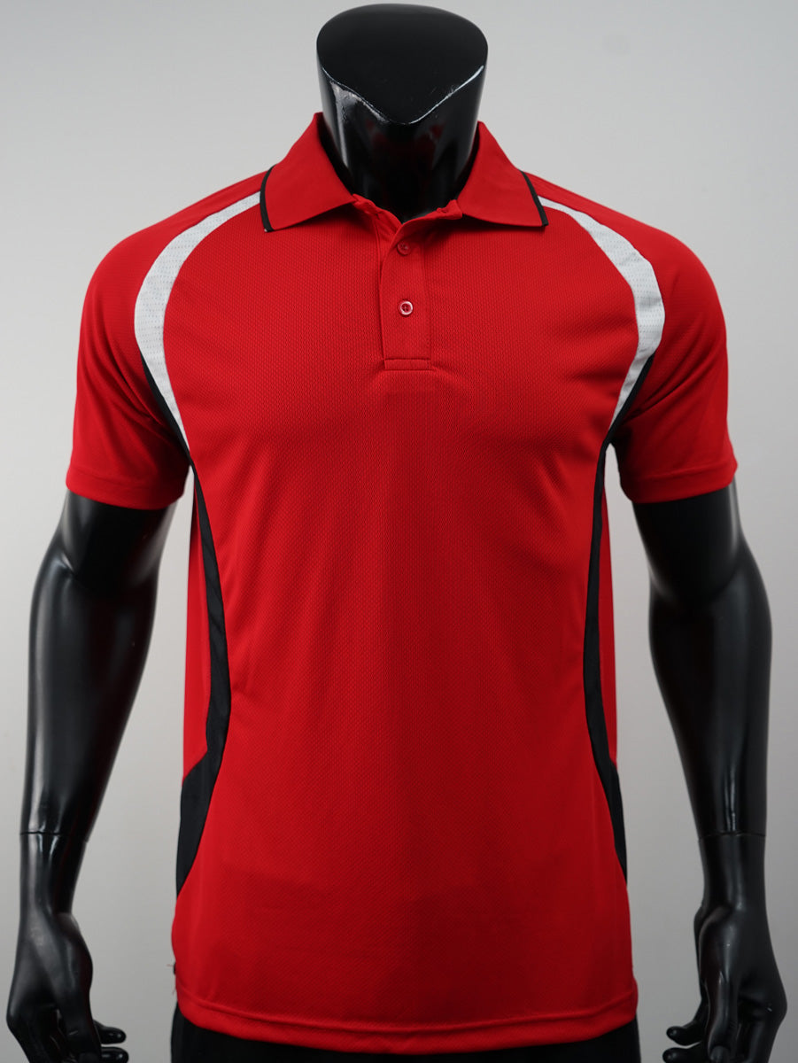 Unisex Adults Sports Panel Polo detail
