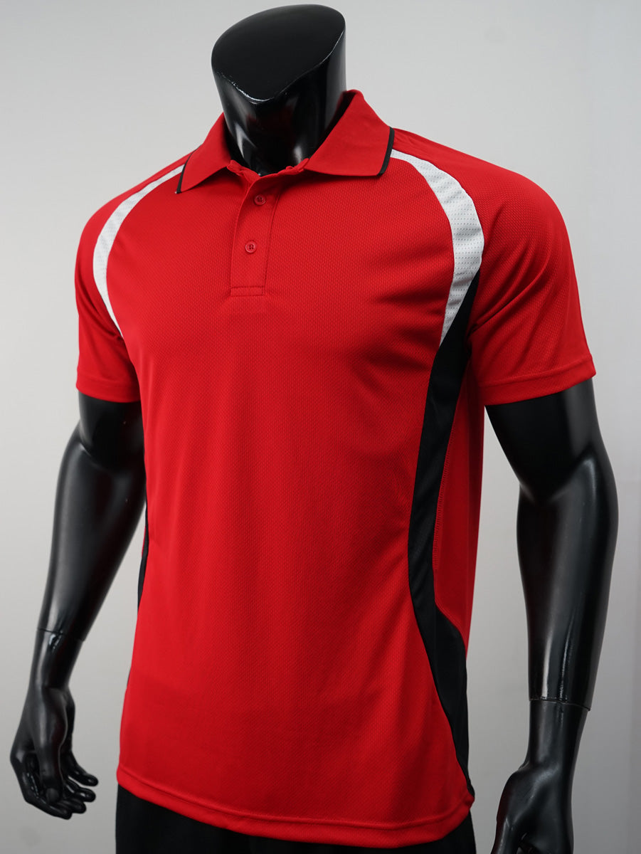 Unisex Adults Sports Panel Polo detail