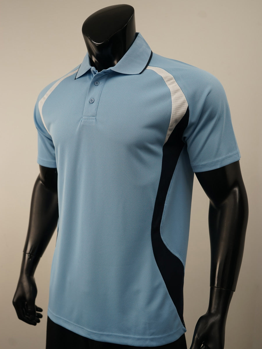 Unisex Adults Sports Panel Polo detail