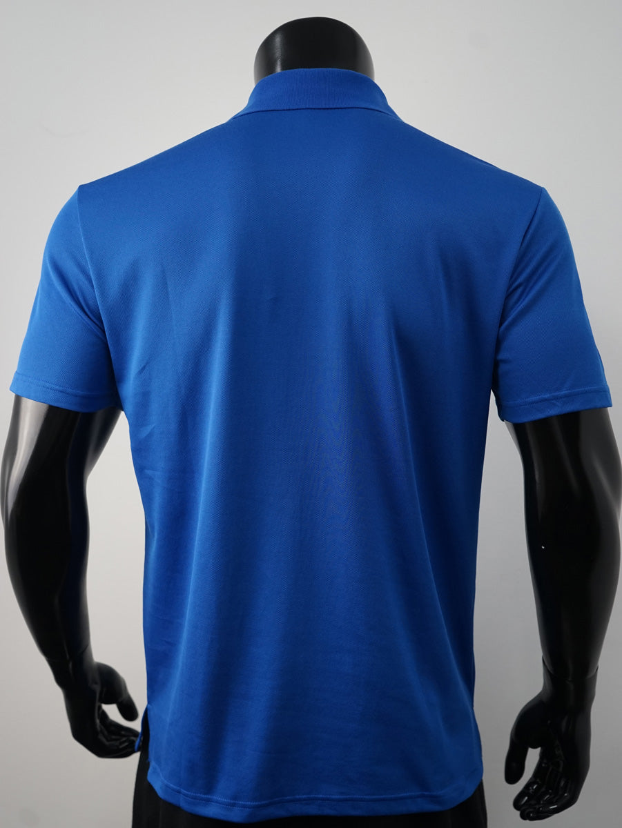 Plain Colour Poly Face Cotton Backing S/S Polo detail