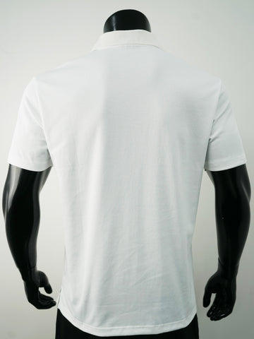 Plain Colour Poly Face Cotton Backing S/S Polo detail