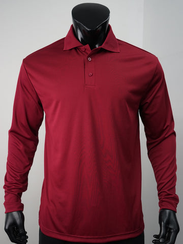 Unisex Adults Sun Smart Long Sleeve Polo detail