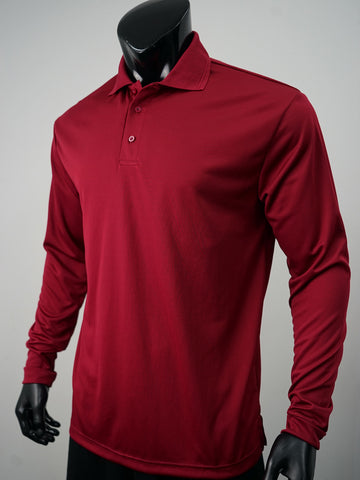 Unisex Adults Sun Smart Long Sleeve Polo detail