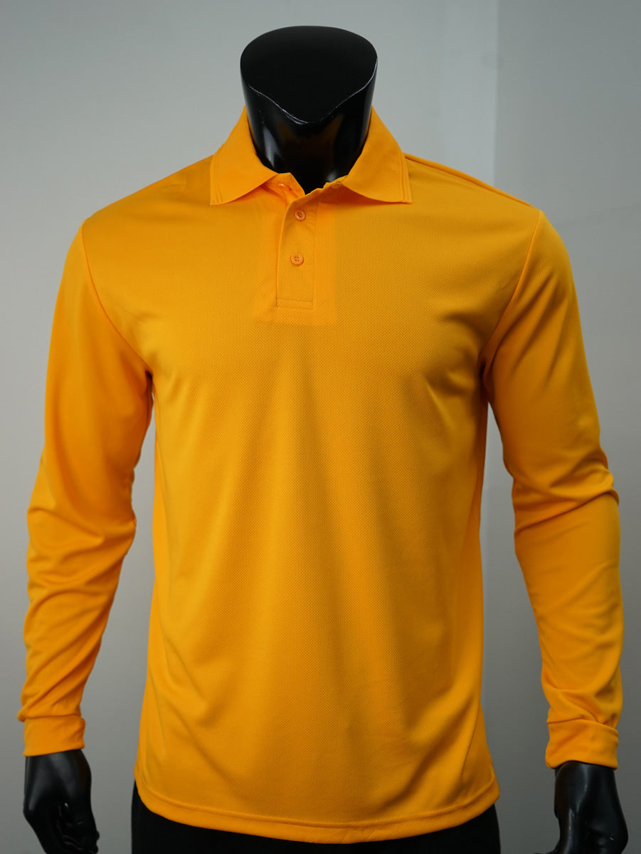 Unisex Adults Sun Smart Long Sleeve Polo detail