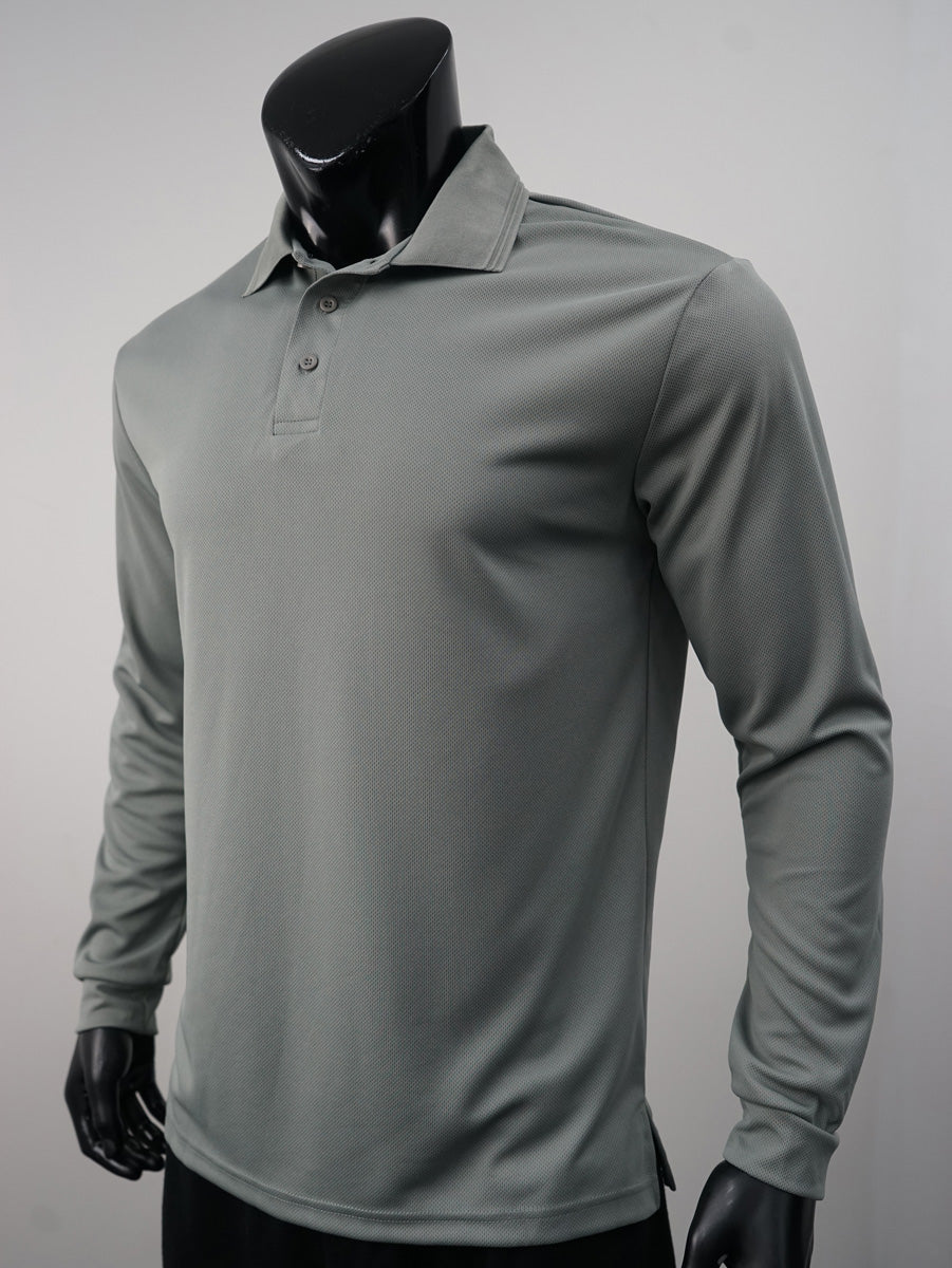 Unisex Adults Sun Smart Long Sleeve Polo detail
