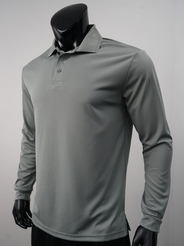 Unisex Adults Sun Smart Long Sleeve Polo detail