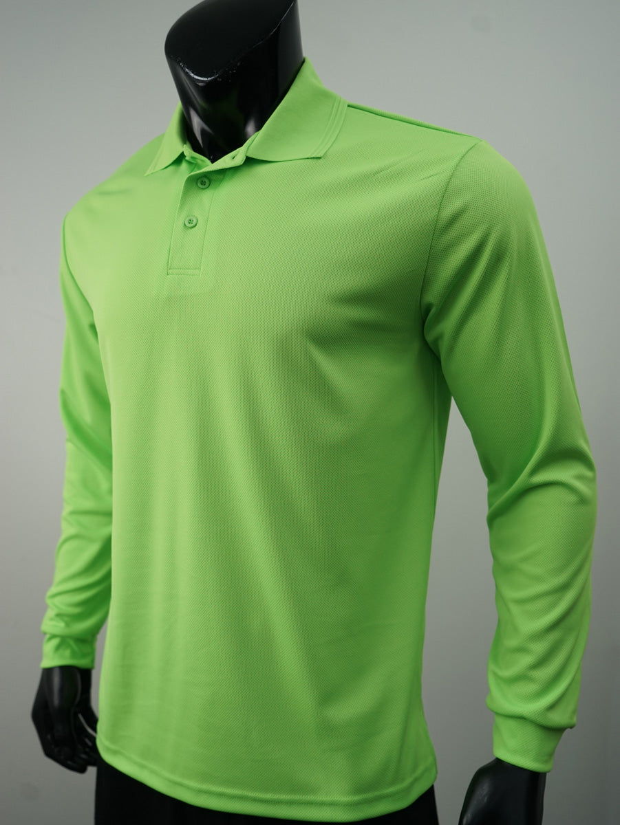 Unisex Adults Sun Smart Long Sleeve Polo detail