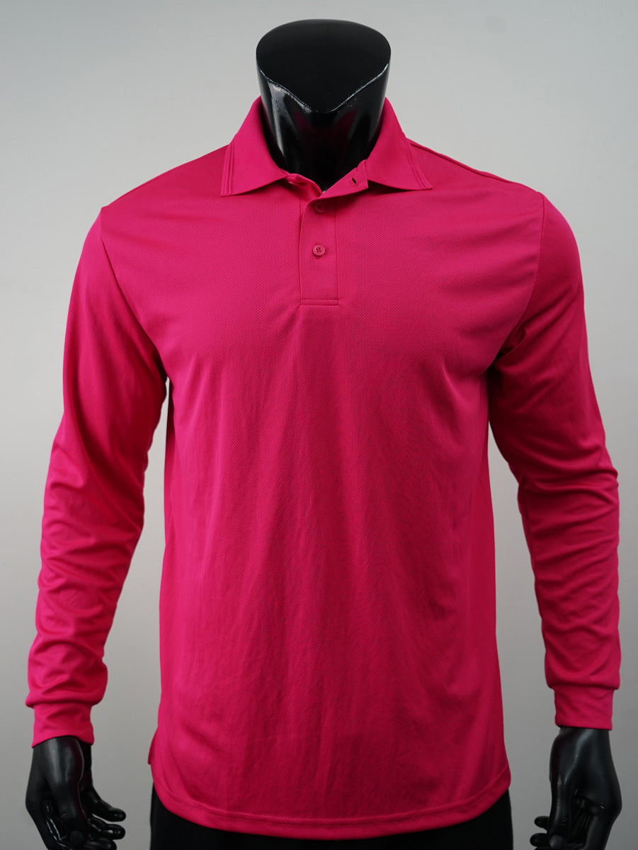 Unisex Adults Sun Smart Long Sleeve Polo detail
