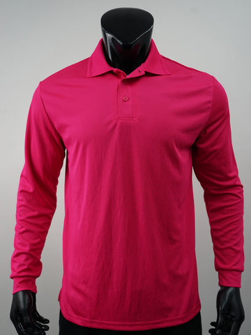Unisex Adults Sun Smart Long Sleeve Polo detail