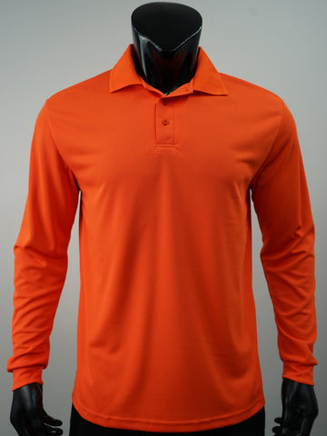 Unisex Adults Sun Smart Long Sleeve Polo detail