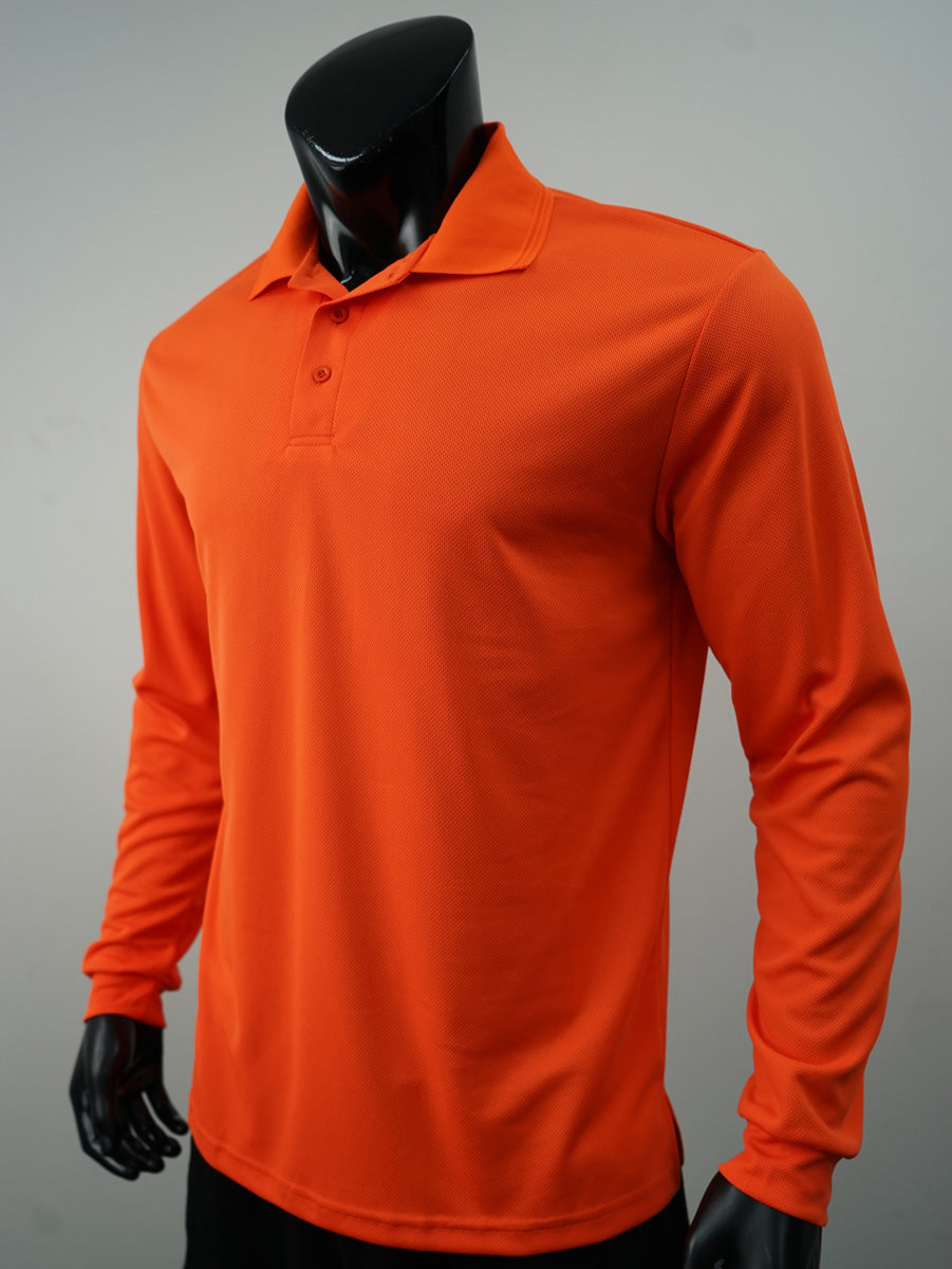 Unisex Adults Sun Smart Long Sleeve Polo detail