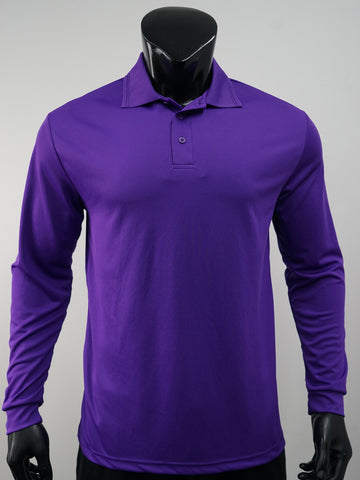 Unisex Adults Sun Smart Long Sleeve Polo detail