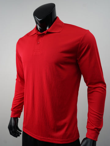 Unisex Adults Sun Smart Long Sleeve Polo detail