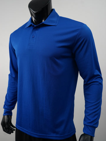 Unisex Adults Sun Smart Long Sleeve Polo detail