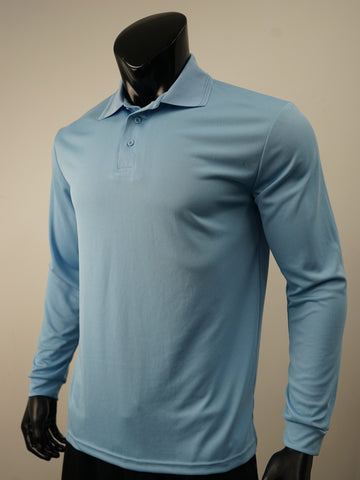 Unisex Adults Sun Smart Long Sleeve Polo detail
