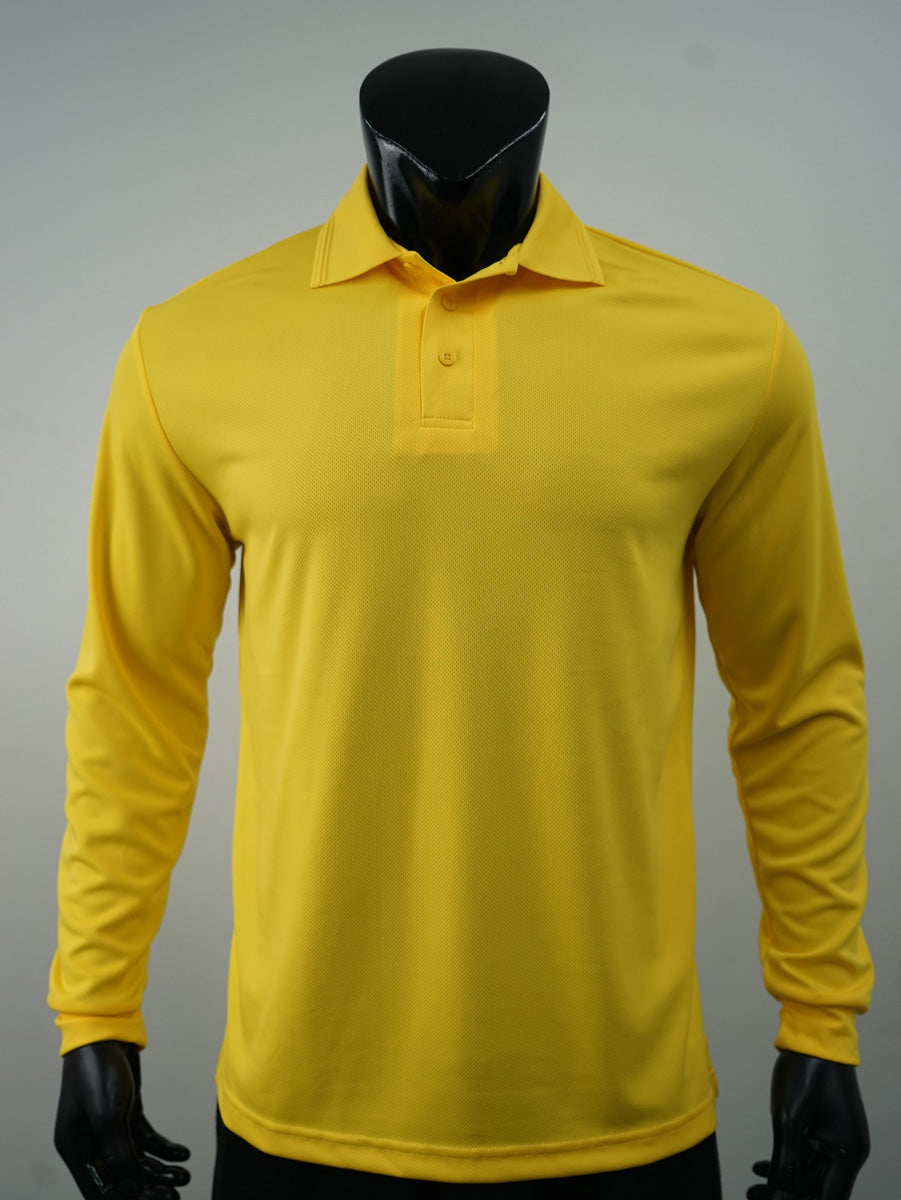 Unisex Adults Sun Smart Long Sleeve Polo detail