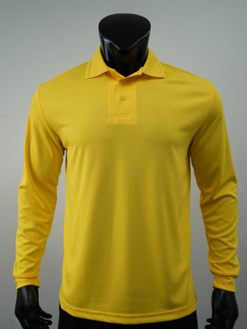 Unisex Adults Sun Smart Long Sleeve Polo detail