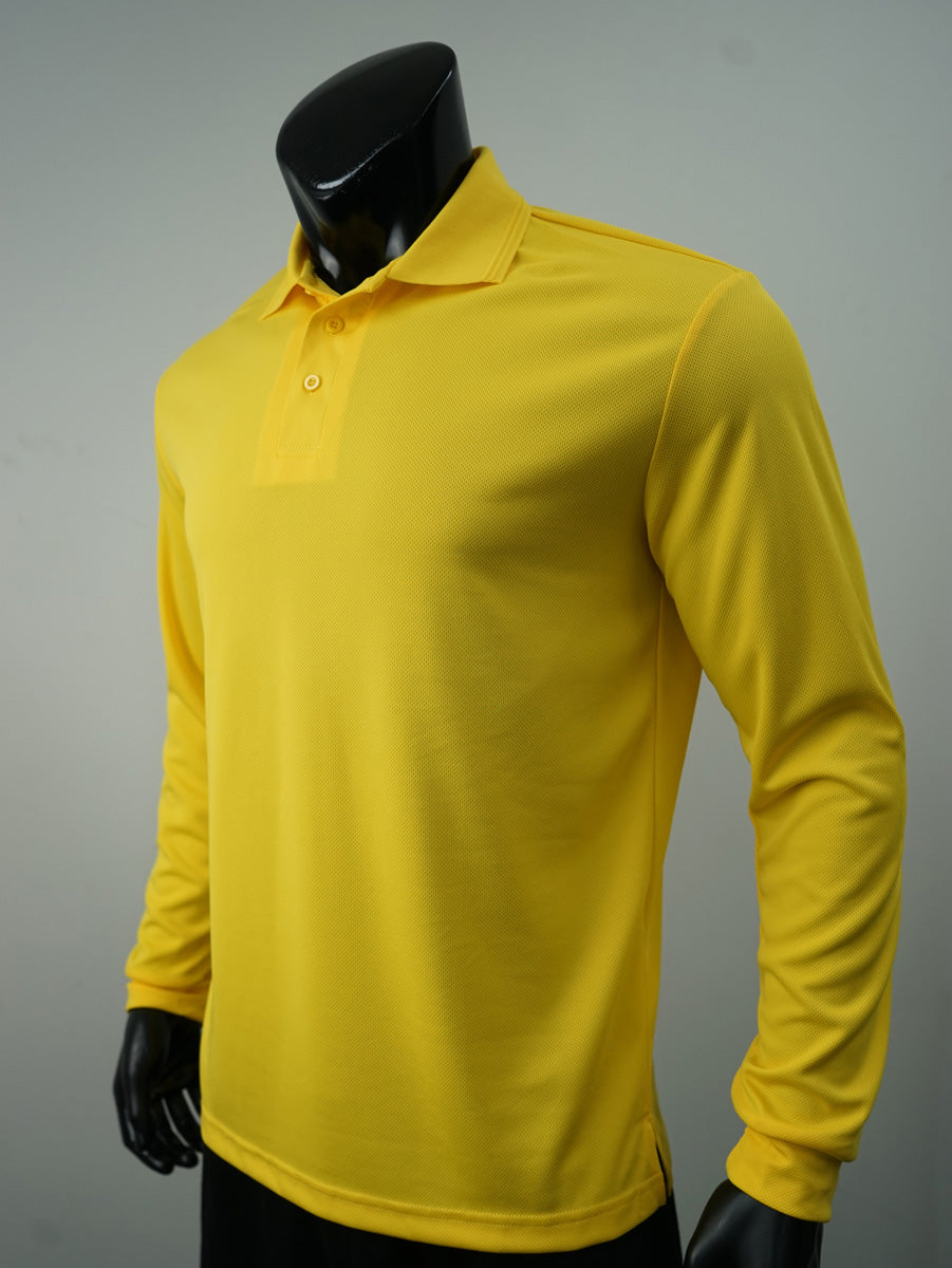 Unisex Adults Sun Smart Long Sleeve Polo detail