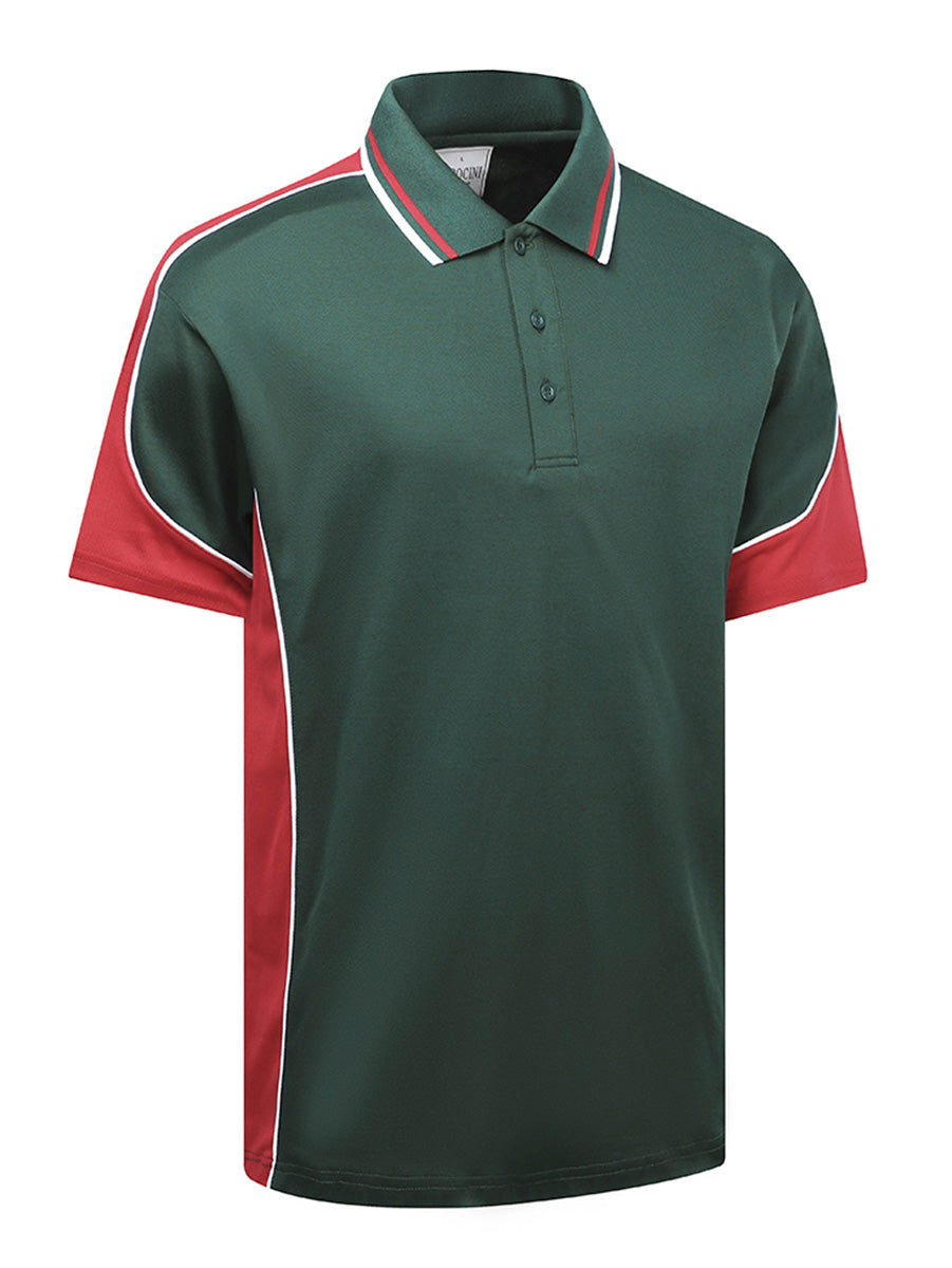 Unisex Adults Vertex Polo detail
