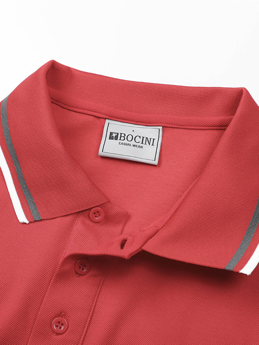 Unisex Adults Vertex Polo detail