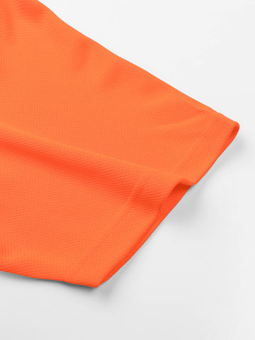 Hi Vis Basic Two Tone Safety Polo detail