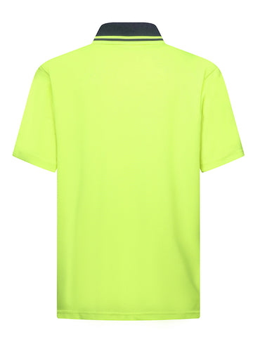 Hi Vis Basic Two Tone Safety Polo detail