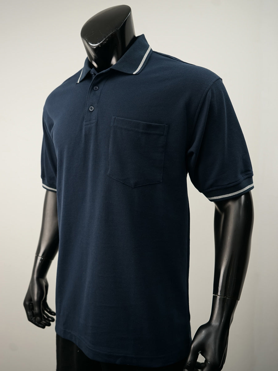 Unisex Adults Pocket Polo detail