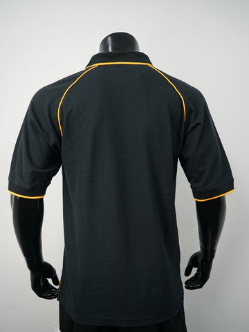Unisex Adults Raglan Polo detail