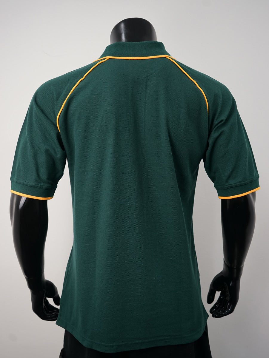 Unisex Adults Raglan Polo detail