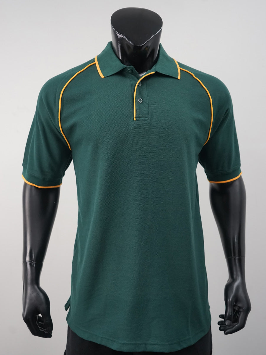 Unisex Adults Raglan Polo detail