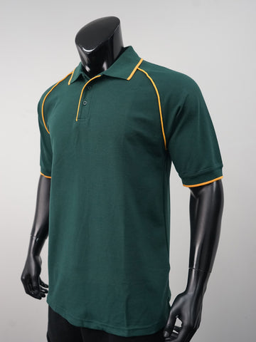 Unisex Adults Raglan Polo detail