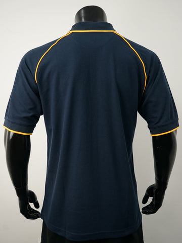 Unisex Adults Raglan Polo detail