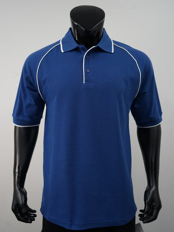 Unisex Adults Raglan Polo detail