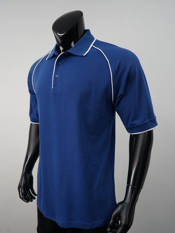 Unisex Adults Raglan Polo detail
