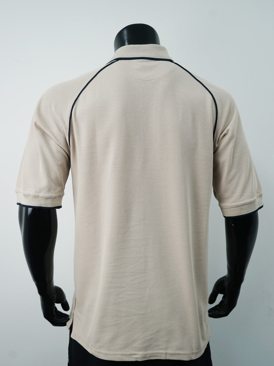 Unisex Adults Raglan Polo detail