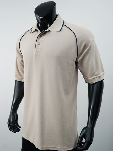 Unisex Adults Raglan Polo detail
