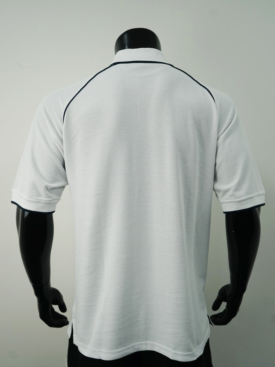 Unisex Adults Raglan Polo detail