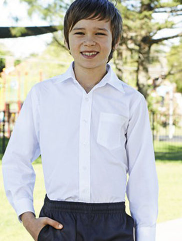 Boys Long Sleeve School Shirt, Bocini