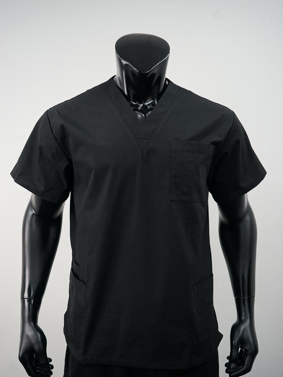 Mens Scrubs Top detail