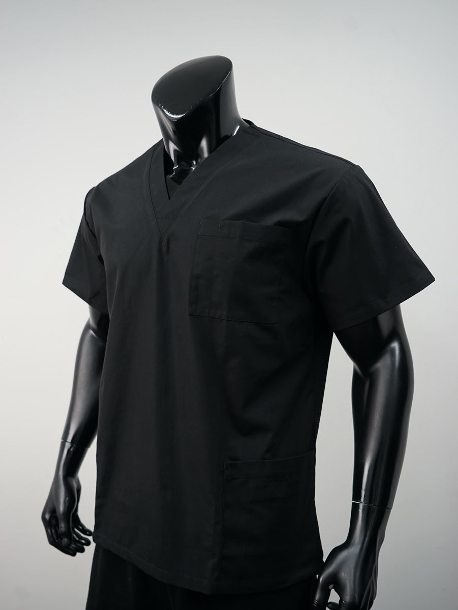Mens Scrubs Top detail