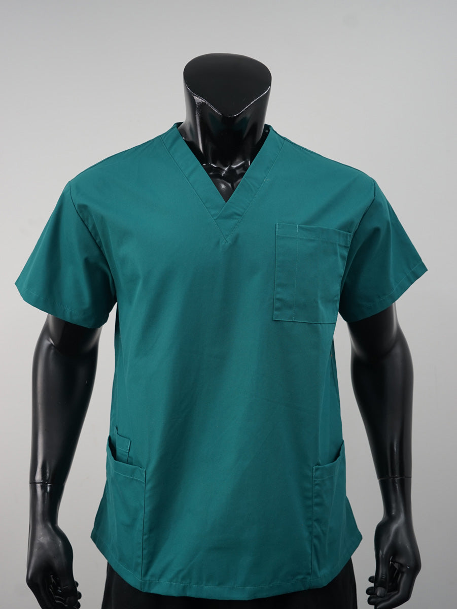 Mens Scrubs Top detail