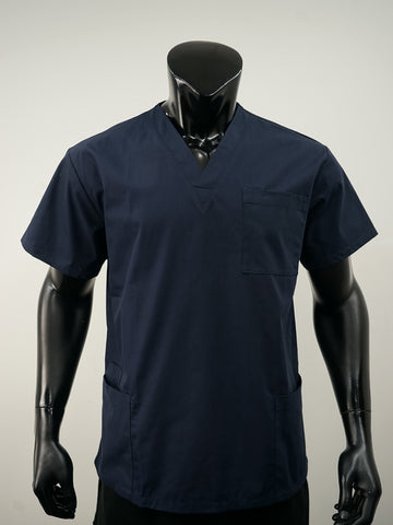 Mens Scrubs Top detail