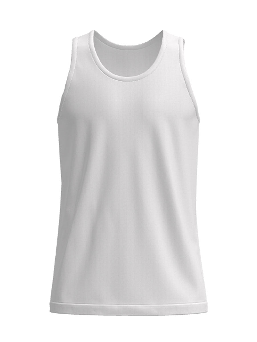 Mens Cotton Singlet detail