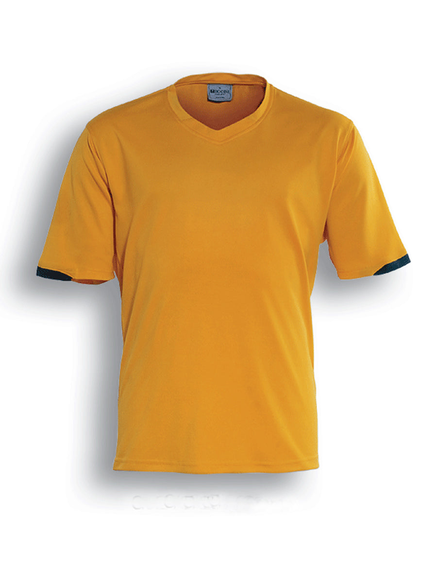Unisex Adults Breezeway Football Jersey in Gold/Bottle Green