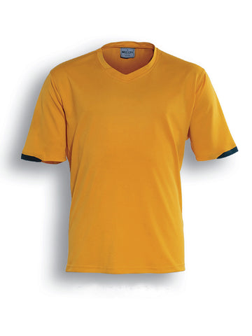 Kids Breezeway Football Jersey in Gold/Bottle Green