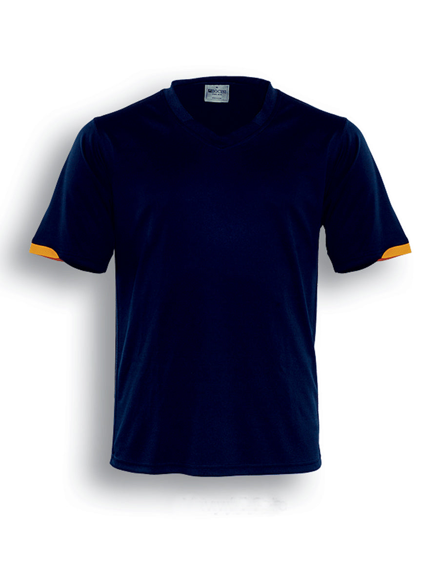 Kids Breezeway Football Jersey in Navy/Gold