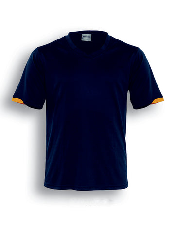 Kids Breezeway Football Jersey in Navy/Gold